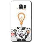 MRCİLETİSİM mrc198707 İdea Lamp Kılıf HD Desen Baskılı Arka Kapak + Temperli Cam Samsung Galaxy Note 5 ile uyumlu