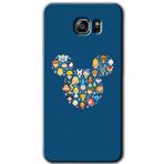 MRCİLETİSİM mrc198770 Mickey Kılıf HD Desen Baskılı Arka Kapak + Temperli Cam Samsung Galaxy Note 5 ile uyumlu