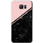 MRCİLETİSİM mrc198789 Yarım Mermer Kılıf HD Desen Baskılı Arka Kapak + Temperli Cam Samsung Galaxy Note 5 ile uyumlu