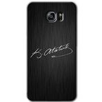 MRCİLETİSİM mrc198934 İmza Atatürk Kılıf HD Desen Baskılı Arka Kapak + Temperli Cam Samsung Galaxy Note 5 ile uyumlu