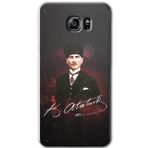 MRCİLETİSİM mrc198938 Kemal Atatürk Kılıf HD Desen Baskılı Arka Kapak + Temperli Cam Samsung Galaxy Note 5 ile uyumlu
