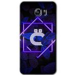 MRCİLETİSİM mrc198974 Dark Neon Yaprak Ö Harfi Kılıf HD Desen Baskılı Arka Kapak + Temperli Cam Samsung Galaxy Note 5 ile uyumlu