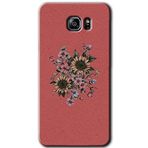 MRCİLETİSİM mrc198978 Retro Çiçek Kılıf HD Desen Baskılı Arka Kapak + Temperli Cam Samsung Galaxy Note 5 ile uyumlu