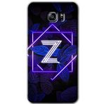 MRCİLETİSİM mrc198996 Dark Neon Yaprak Z Harfi Kılıf HD Desen Baskılı Arka Kapak + Temperli Cam Samsung Galaxy Note 5 ile uyumlu