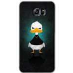 MRCİLETİSİM mrc199035 Angry Duck Kılıf HD Desen Baskılı Arka Kapak + Temperli Cam Samsung Galaxy Note 5 ile uyumlu