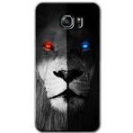 MRCİLETİSİM mrc199065 Fire and Ice Lion Kılıf HD Desen Baskılı Arka Kapak Samsung Galaxy Note 5 ile uyumlu