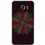 MRCİLETİSİM mrc199120 Mandala Flower Wal Kılıf HD Desen Baskılı Arka Kapak Samsung Galaxy Note 5 ile uyumlu