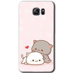 MRCİLETİSİM mrc199149 Kedi Aşkı Kılıf HD Desen Baskılı Arka Kapak Samsung Galaxy Note 5 ile uyumlu