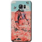 MRCİLETİSİM mrc199287 Uzay Bahçesi Kılıf HD Desen Baskılı Arka Kapak Samsung Galaxy Note 5 ile uyumlu
