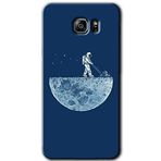 MRCİLETİSİM mrc199335 Uzay İşçisi Kılıf HD Desen Baskılı Arka Kapak Samsung Galaxy Note 5 ile uyumlu