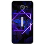 MRCİLETİSİM mrc199516 Dark Neon Yaprak İ Harfi Kılıf HD Desen Baskılı Arka Kapak Samsung Galaxy Note 5 ile uyumlu