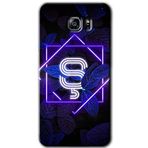 MRCİLETİSİM mrc199540 Dark Neon Yaprak Ş Harfi Kılıf HD Desen Baskılı Arka Kapak Samsung Galaxy Note 5 ile uyumlu