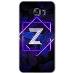 MRCİLETİSİM mrc199546 Dark Neon Yaprak Z Harfi Kılıf HD Desen Baskılı Arka Kapak Samsung Galaxy Note 5 ile uyumlu