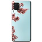 MRCİLETİSİM mrc200688 Japon Çiçeği Kılıf HD Desen Baskılı Arka Kapak Samsung Galaxy Note 10 Lite ile uyumlu