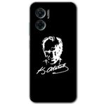 MRCİLETİSİM mrc201660 Atatürk Silüet İmza Kılıf HD Desen Baskılı Arka Kapak Xiaomi Redmi Note 11E ile uyumlu
