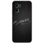 MRCİLETİSİM mrc201684 İmza Atatürk Kılıf HD Desen Baskılı Arka Kapak Xiaomi Redmi Note 11E ile uyumlu