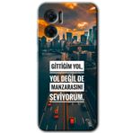 MRCİLETİSİM mrc201690 Manzara Seviyorum Kılıf HD Desen Baskılı Arka Kapak Xiaomi Redmi Note 11E ile uyumlu