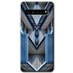 MRCİLETİSİM mrc202388 Retro Building Kılıf HD Desen Baskılı Arka Kapak Samsung Galaxy S10 Plus ile uyumlu