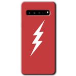 MRCİLETİSİM mrc202551 Flash Logo Kılıf HD Desen Baskılı Arka Kapak Samsung Galaxy S10 Plus ile uyumlu
