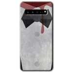 MRCİLETİSİM mrc202552 Gentleman Blood Kılıf HD Desen Baskılı Arka Kapak Samsung Galaxy S10 Plus ile uyumlu