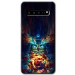 MRCİLETİSİM mrc202766 Ballı Baykuş Kılıf HD Desen Baskılı Arka Kapak Samsung Galaxy S10 Plus ile uyumlu