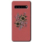 MRCİLETİSİM mrc202828 Retro Çiçek Kılıf HD Desen Baskılı Arka Kapak Samsung Galaxy S10 Plus ile uyumlu