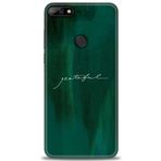 MRCİLETİSİM (mrc20552) Tam Ekran Koruyucu Kılıf HD Baskılı Kılıf Grateful Huawei Y7 2018 ile uyumlu