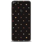 MRCİLETİSİM (mrc20564) Tam Ekran Koruyucu Kılıf HD Baskılı Kılıf Flower Huawei Y7 2018 ile uyumlu