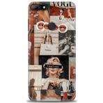 MRCİLETİSİM (mrc20578) Tam Ekran Koruyucu Kılıf HD Baskılı Kılıf I Dont Care Huawei Y7 2018 ile uyumlu