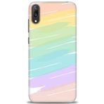 MRCİLETİSİM (mrc20693) Tam Ekran Koruyucu Kılıf HD Baskılı Kılıf Renk Paleti Huawei Y7 Prime 2019 ile uyumlu