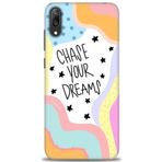 MRCİLETİSİM (mrc20702) Tam Ekran Koruyucu Kılıf HD Baskılı Kılıf Chase Your Dreams Huawei Y7 Prime 2019 ile uyumlu