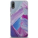 MRCİLETİSİM (mrc20717) Tam Ekran Koruyucu Kılıf HD Baskılı Kılıf Purple Huawei Y7 Prime 2019 ile uyumlu