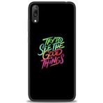MRCİLETİSİM (mrc20727) Tam Ekran Koruyucu Kılıf HD Baskılı Kılıf Good Things Huawei Y7 Prime 2019 ile uyumlu