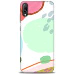 MRCİLETİSİM (mrc20764) Tam Ekran Koruyucu Kılıf HD Baskılı Kılıf Benekli Huawei Y7 Prime 2019 ile uyumlu