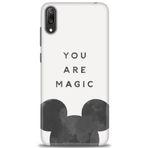 MRCİLETİSİM (mrc20770) Tam Ekran Koruyucu Kılıf HD Baskılı Kılıf You Are Magic Huawei Y7 Prime 2019 ile uyumlu