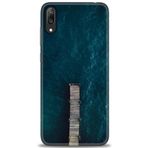 MRCİLETİSİM (mrc20787) Tam Ekran Koruyucu Kılıf HD Baskılı Kılıf İskele Huawei Y7 Prime 2019 ile uyumlu
