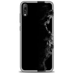 MRCİLETİSİM (mrc20809) Tam Ekran Koruyucu Kılıf HD Baskılı Kılıf Dağ Huawei Y7 Prime 2019 ile uyumlu