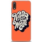 MRCİLETİSİM (mrc20830) Tam Ekran Koruyucu Kılıf HD Baskılı Kılıf Know Your Worth Huawei Y7 Prime 2019 ile uyumlu