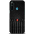 MRCİLETİSİM (mrc214) Tam Ekran Koruyucu Kılıf HD Baskılı Kılıf Kibrit Çöpleri Realme 5i ile uyumlu