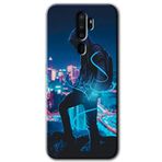 MRCİLETİSİM (mrc21654) Kılıf HD Baskılı Desen Hayalet Cam Yandan Görünmez Oppo A5 2020 ile uyumlu