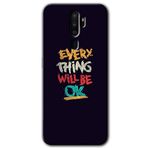 MRCİLETİSİM (mrc21824) Kılıf HD Baskılı Desen Hayalet Cam Yandan Görünmez Oppo A5 2020 ile uyumlu