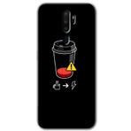 MRCİLETİSİM (mrc25116) Kılıf HD Baskılı Desen Hayalet Cam Yandan Görünmez Oppo A9 2020 ile uyumlu