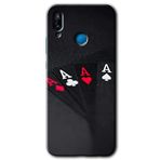 MRCİLETİSİM mrc25337 Full As Kılıf Baskılı Kapak 5D Tam Kaplayan Cam Huawei P20 Lite ile uyumlu