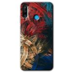 MRCİLETİSİM mrc25916 Karma Boyalar Kılıf Baskılı Kapak 5D Tam Kaplayan Cam Huawei P30 Lite ile uyumlu
