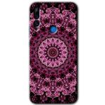 MRCİLETİSİM mrc28129 Mandala Patterns Kaleidoscope Kılıf Baskılı Kapak 5D Tam Kaplayan Cam Huawei Y9 Prime 2019 ile uyumlu