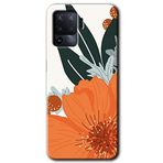 MRCİLETİSİM (mrc3588) Portakal Çiçeği Kılıf Baskılı Kapak Tam Kaplayan Mat Seramik Oppo Reno 5 Lite ile uyumlu