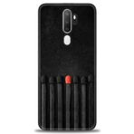 MRCİLETİSİM (mrc4078) Tam Ekran Koruyucu Kılıf HD Baskılı Kılıf Kibrit Çöpleri Oppo A9 2020 ile uyumlu