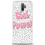 MRCİLETİSİM (mrc4092) Tam Ekran Koruyucu Kılıf HD Baskılı Kılıf Girl Power Oppo A9 2020 ile uyumlu