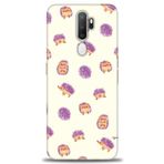 MRCİLETİSİM (mrc4103) Tam Ekran Koruyucu Kılıf HD Baskılı Kılıf Minik Kirpiler Oppo A9 2020 ile uyumlu