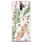 MRCİLETİSİM (mrc4117) Tam Ekran Koruyucu Kılıf HD Baskılı Kılıf Flower Pattern Oppo A9 2020 ile uyumlu